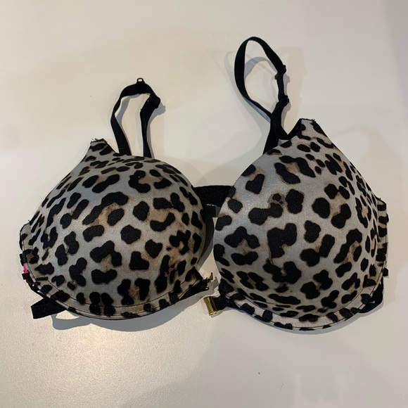 front close cheetah push up bra - Picture 1 of 6